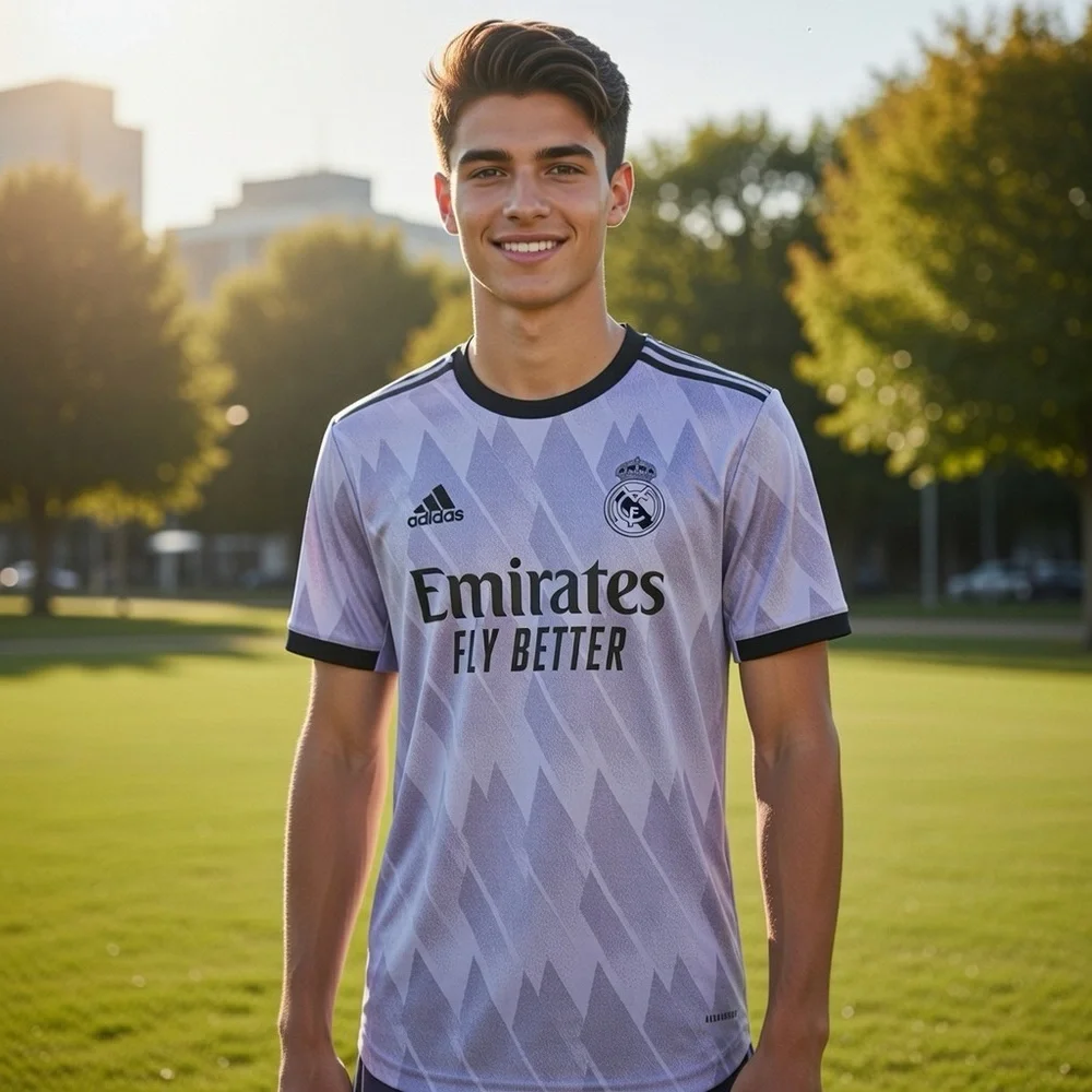 Adidas Men's Lavender Soccer Jersey